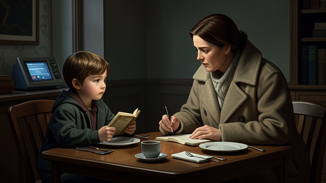 A Welcoming Household from "Miss Peregrine's Home of Peculiar Children". A Welcoming Household A place at the table Miss Peregrine introduces Jacob as Abraham’s grandson, and the children quickly question him about the future.