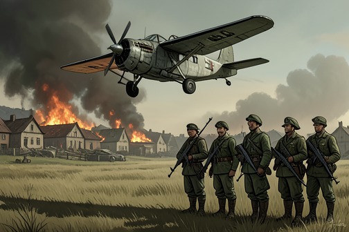 A-Io intervention in Benbili from "The Dispossessed". A-Io’s intervention in Benbili is a military operation presented as support for the country’s government, but it places armed state power against a revolution…