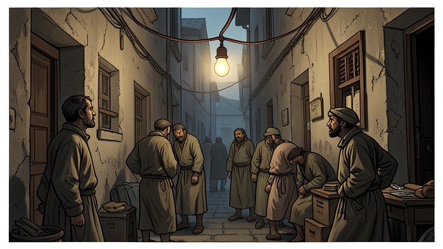 The Prison Seen from Below from "The Dispossessed". The Hidden Cells of Urras Poverty behind the package The city’s poor live among sickness, insecure work, and indifference.