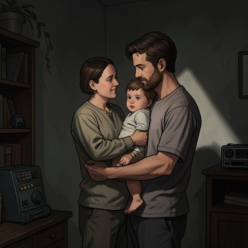 Shevek and Palat from "The Dispossessed". Palat’s steady fatherly care gives Shevek an early experience of loyalty and shapes how he understands separation and parental love.