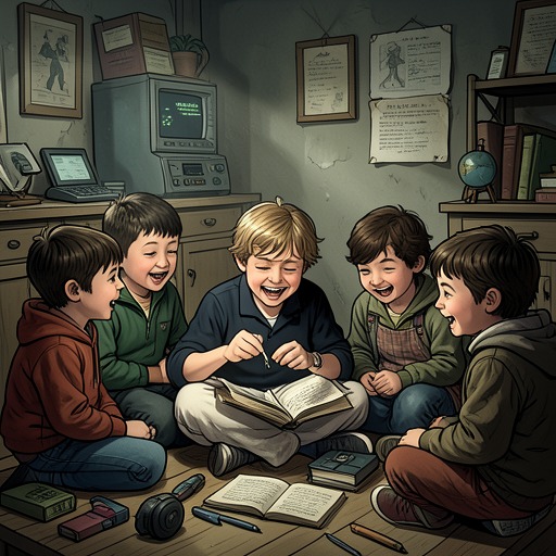 Shevek’s Childhood Education from "The Dispossessed". Early experiences of sharing, exclusion, curiosity, and confinement shape Shevek’s later understanding of freedom and authority.