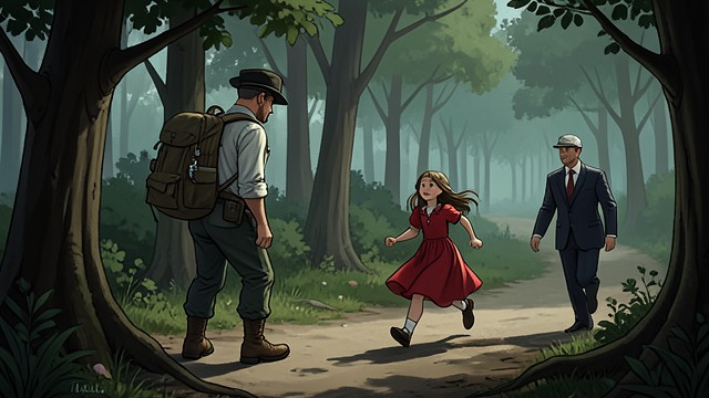 The Suspect Appears from "Blow Out". The Suspect Appears A figure in the trees Security cameras locate Henry’s car and show a girl leaving it.