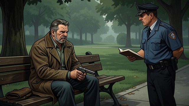 谁才会被相信,《爆炸》中的场景。悲痛欲绝的父亲 一桩怨愤得到倾听 詹姆斯·克莱门茨讲述伊莱恩之死和验尸庭调查如何耗尽了他的心力。他的愤怒、抑郁以及与家人的疏远,令他的过往充满痛苦,但这些本身并不能指认凶手。 侦探们听他陈述,同时核查他是否能接触枪支、日常行踪以及不在场证明。同情不能取代核实的必要性。