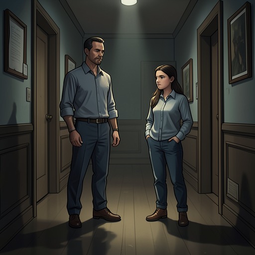 Ryan and Melissa from "Blow Out". This flow explores the strained father-daughter bond that makes Melissa’s disappearance both a kidnapping crisis and a family rupture.