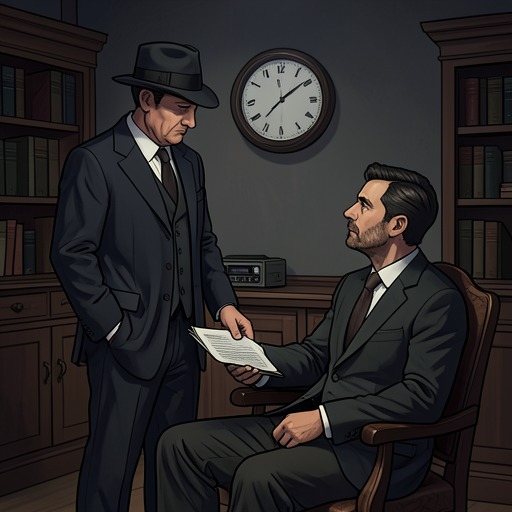 The Arrest That Never Comes from "Blow Out". This flow traces the difference between identifying a likely killer and bringing that person through a conventional arrest and trial.