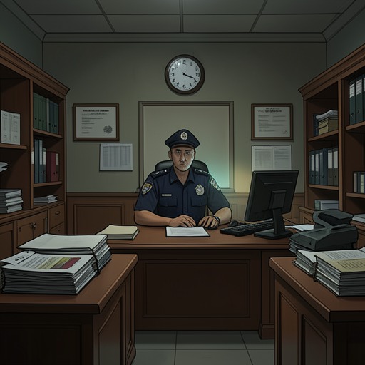 警务资源的局限,《爆炸》中的场景。这条故事线通过追溯人手有限、难以获得专业支援以及时间紧迫所带来的后果,进一步深化了制度资源匮乏这一主题。