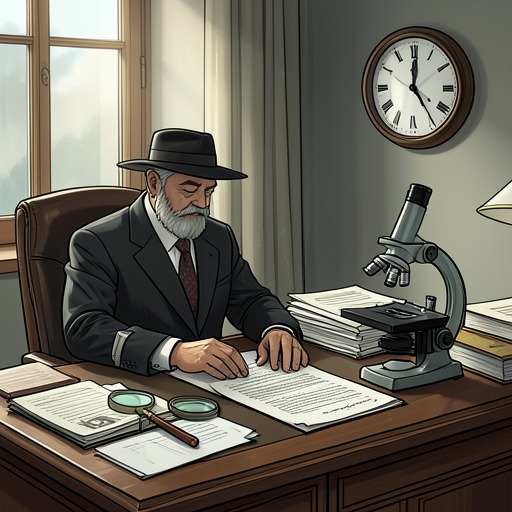 Forensics Against the Clock from "Blow Out". This flow traces how small physical traces and specialist analysis progressively convert uncertainty into evidence.