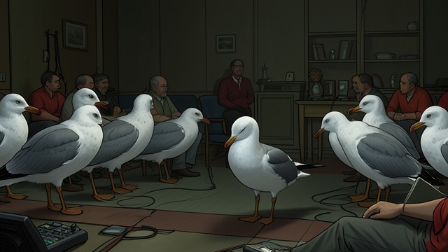 A Rule of Silence from "Jonathan Livingston Seagull". Commanded Distance Ignore the Exiles The Elder’s instruction says that speaking to an outcast or even looking at one risks exclusion in turn.