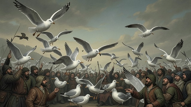 The Mob and Its Aftermath from "Jonathan Livingston Seagull". Panic in the Flock A Miracle Misread Fletcher rises after a crash, and some gulls call him divine while others call him a devil who threatens the flock.