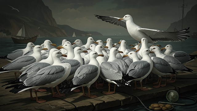 The Council’s Rejection from "Jonathan Livingston Seagull". Public Condemnation Tradition Defended The Council declares Jonathan’s conduct shameful, defending the flock’s inherited purpose of eating and staying alive.