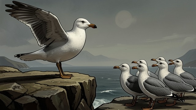 A Law for Freedom from "Jonathan Livingston Seagull". Rules Judged by Their Purpose A Direct Challenge A gull asks whether Jonathan would set aside even the flock’s law.