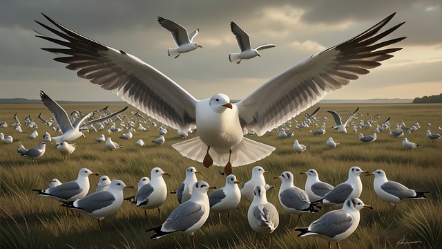 The Nonconforming Gull from "Jonathan Livingston Seagull". Identity Through Flight Choosing Practice Jonathan spends his days experimenting alone while other gulls focus on feeding.