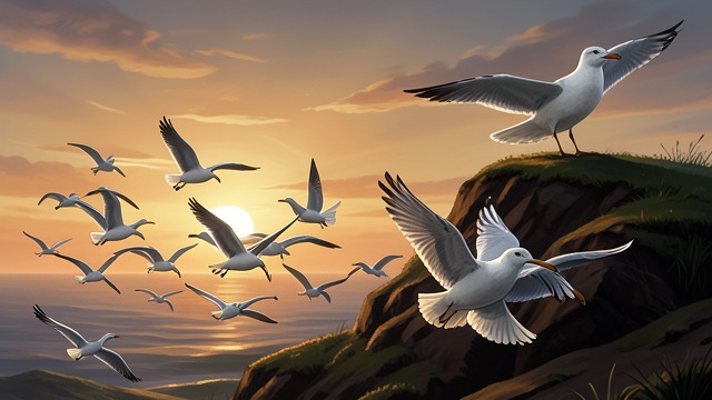 The Returning Teacher from "Jonathan Livingston Seagull". A New Responsibility Looking Back Jonathan remembers the Earth flock and imagines that some gull there might be ready to learn.