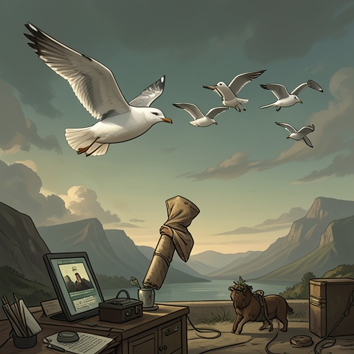 Learning Across Lives and Worlds from "Jonathan Livingston Seagull". The novel presents learning as an accumulating journey in which understanding shapes future possibilities and each world offers another stage.