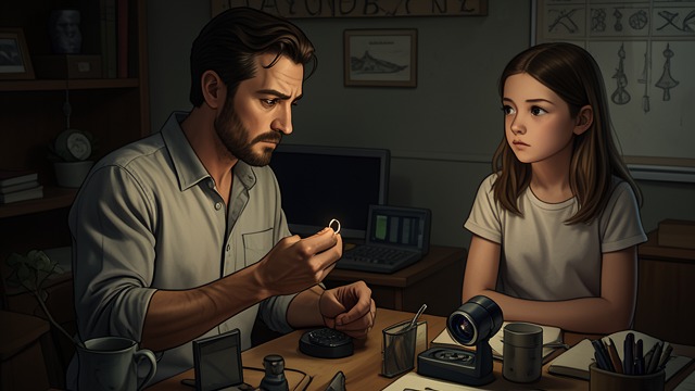 A Ring Through Time from "The Door into Summer". A Ring Through Time A token kept Dan gives Ricky his class ring and she insists that she will not want another one.