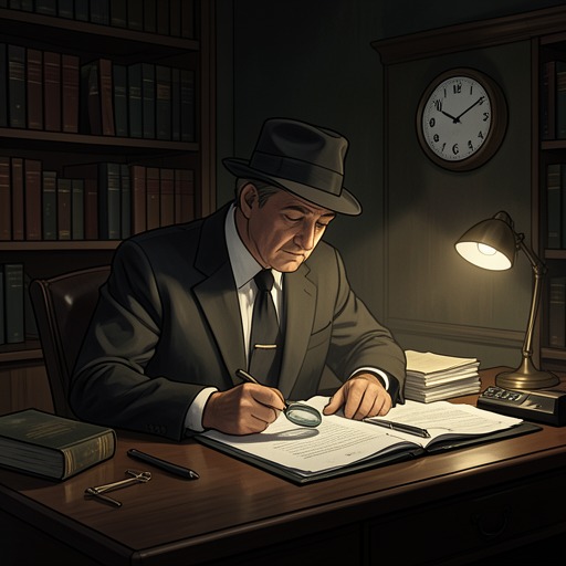 The Reopened Death Investigation from "The Cuckoo's Calling". Cormoran Strike’s inquiry transforms a publicly settled suicide into a murder case by testing testimony, timelines, and physical evidence.