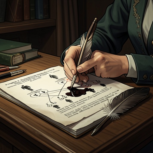 The Will and the Inheritance from "The Cuckoo's Calling". Lula’s handwritten will expresses a newly formed family bond and becomes the secret that motivates her killer.