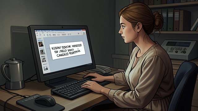 The Search for Her Child from "The Innocent". The Search for Her Child An Adoption Message Olivia finds an online appeal seeking a kidney donor for the daughter born to Candace Potter.