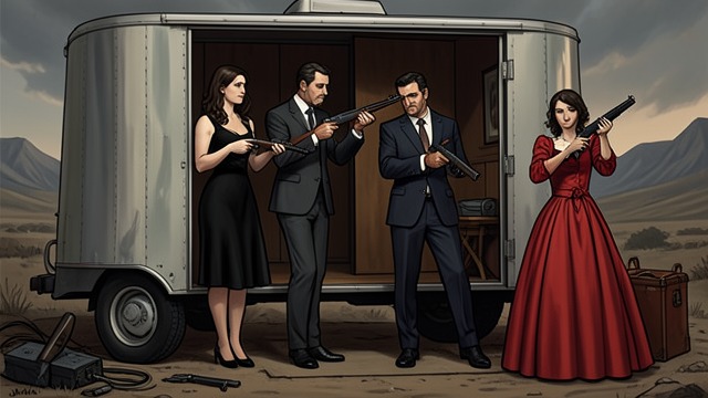 The Trailer Shootout from "The Innocent". The Trailer Shootout An Attack on the Women Dollinger enters Kimmy’s trailer and shoots Kimmy.