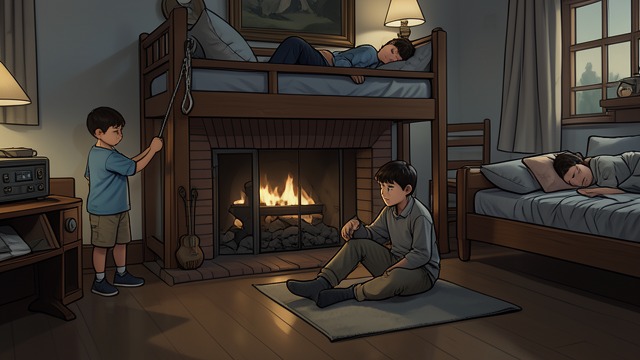 Brothers in One Room from "The Innocent". Brothers in One Room A Close Household Bond Matt and Bernie share a bedroom through childhood, with Bernie above him on the bunk bed.