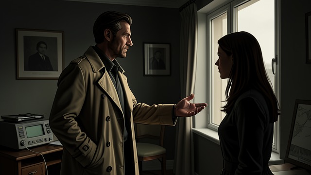 Leamas’s Warning from "The Spy Who Came in from the Cold". Keep Her Outside A direct request Leamas tells Control that Liz should not be brought into the operation and asks that she be left alone.