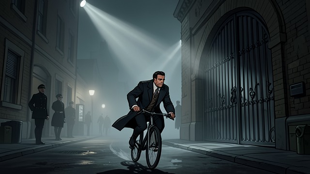 The Fatal Dash from "The Spy Who Came in from the Cold". Karl’s Last Attempt A brief opening Karl emerges on a bicycle and appears to pass the document and customs checks.