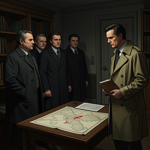 The Design Against Mundt from "The Spy Who Came in from the Cold". This thread follows the British plan to make the East German service suspect Hans-Dieter Mundt, and the hidden strategic purpose that shapes its outcome.