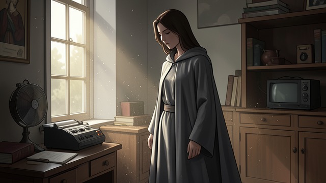 The Grey Cloak from "To the Lighthouse". A Familiar Figure Recollection Mrs McNab remembers Mrs Ramsay in her grey gardening cloak and recalls her kindness.