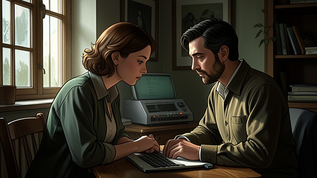 The Last Evening Together from "To the Lighthouse". A Fragile Reconciliation Intimacy Mrs Ramsay and Mr Ramsay share a quiet understanding after a day of disagreement.