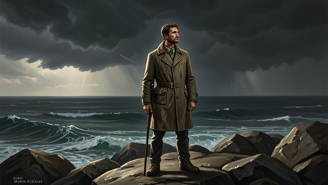 英雄式自我形象,《到灯塔去》中的场景。名望与失败 安慰 拉姆齐先生把自己想象成一位身陷注定失败的远征、仍坚持前行的领袖。这幅英雄图景帮助他将智识上的局限视为值得尊敬的努力。 需求 他的自我戏剧化也暴露了他对认可与同情的渴望。想象中的磨难虽显得壮阔,却不能使他摆脱对他人回应的依赖。