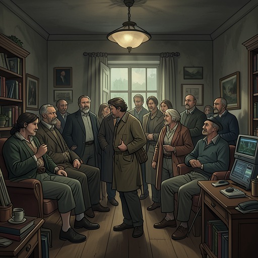 The Ramsays’ Changing Household from "To the Lighthouse". The family moves from an abundant summer household through bereavement and abandonment toward a difficult return to the old house.