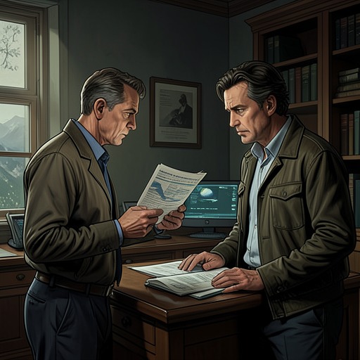 Truth Against Consolation from "To the Lighthouse". Mrs Ramsay and Mr Ramsay repeatedly negotiate the tension between factual bluntness and emotional reassurance.