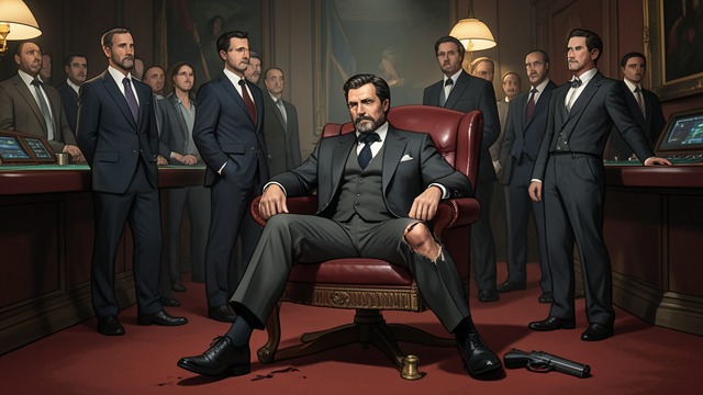 The Chair’s Reprieve from "Casino Royale". The Chair’s Reprieve An attack interrupted A gunman threatens Bond with a weapon hidden in a walking stick as the Casino prepares to accept his stake.