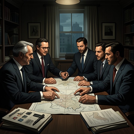 The Counterintelligence Web from "Casino Royale". This flow follows the overlapping British, French, and American support networks that protect the Royale operation while failing to prevent a deeper…