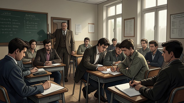 路上的陌生人,《《奥尔豪斯》》中的场景。迟到的考试 回到学校 赫普纳迟到了两个小时才到达教室。教室里弥漫着恐惧的气息,同学和老师注意到了他的到来,却没有因此停下考试。 选择依然存在 他还是尝试答题,并写出了一篇临时拼凑的作文。他选择帮助他人,因此付出了学业上的代价,但叙述并没有把陌生人的急需救助仅仅视为妨碍学业成功的障碍。