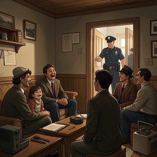 The Police Raid and Its Aftermath from "Auerhaus". A police operation turns the household’s jokes and small transgressions into a serious investigation, then leaves the residents to face uneven consequences.