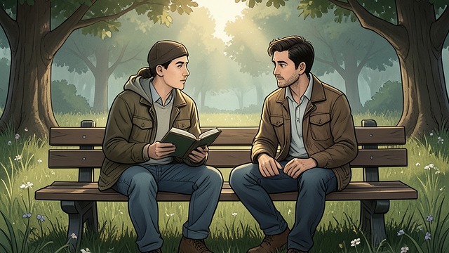 Brothers in Counsel from "The Last Battle". Brothers in Counsel A Shared Confidence Tirian and Jewel spend the quiet spring morning together, speaking about the rumored return of Aslan.