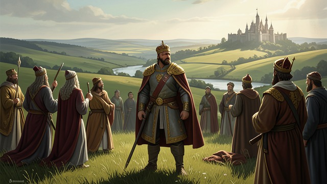 The Last King Welcomed from "The Last Battle". The Last King Welcomed Defeat Transformed Tirian enters the stable during the battle and finds himself in a vast, sunlit country.