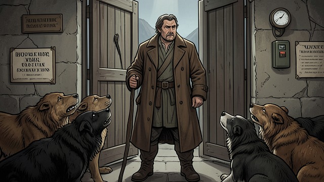 Access Controlled from "The Last Battle". Access Controlled The Ape as Gatekeeper Shift says that Aslan will appear only briefly and refuses to let the Beasts approach him freely.