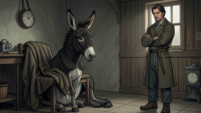 The Coat as a Gift from "The Last Battle". The Coat as a Gift Exhaustion Overruled Puzzle returns tired and refuses to try on the coat immediately.