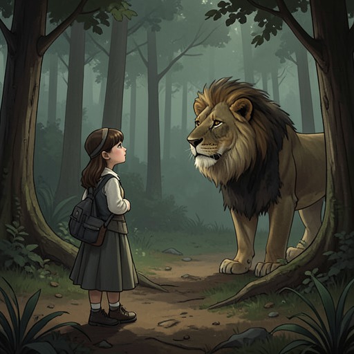 Lucy’s Trust in Aslan from "The Last Battle". Traces Lucy’s enduring trust through fear, grief, compassion for the Dwarfs, and the final welcome into Aslan’s country.