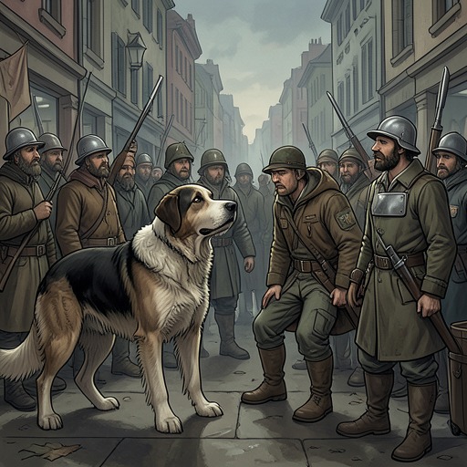 The Talking Dogs’ Loyalty from "The Last Battle". Follows the Dogs from feared witnesses to joyful allies whose instinctive loyalty briefly restores hope to Tirian’s resistance.