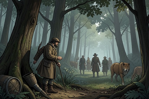 范与托马相遇 from "The Deer King". Van and Tohma’s first meeting begins with a call for help that Van has every reason to distrust, but ends with a handshake and an invitation to share the Oki…