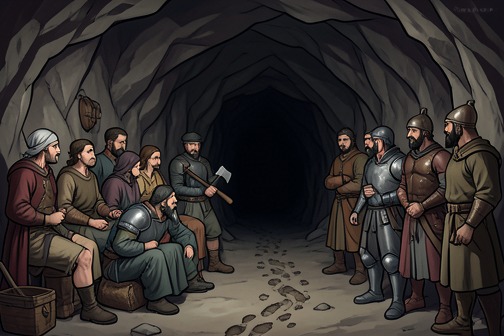 Yomida cave attack from "The Deer King". The Yomida cave attack is the crisis in which Van must defend a cavern full of people from rochai while struggling to hold on to his human awareness.