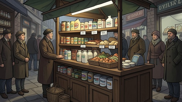 A Market Changes from "The Deer King". A Changing Economy New products dominate Cow and sheep dairy increasingly replace products made from reindeer and mare’s milk in Aquafa’s markets.