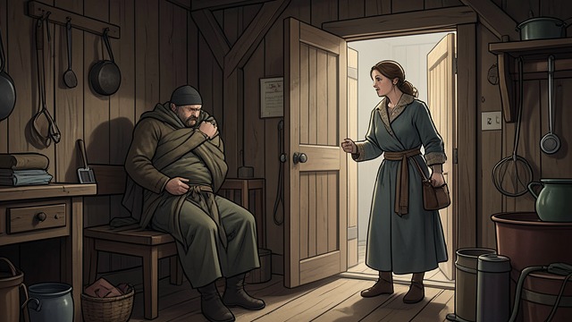 Ilia at the Door from "The Deer King". The Past Returns A sister’s face Makokan wakes bound in a woodshed and sees his sister Ilia enter.