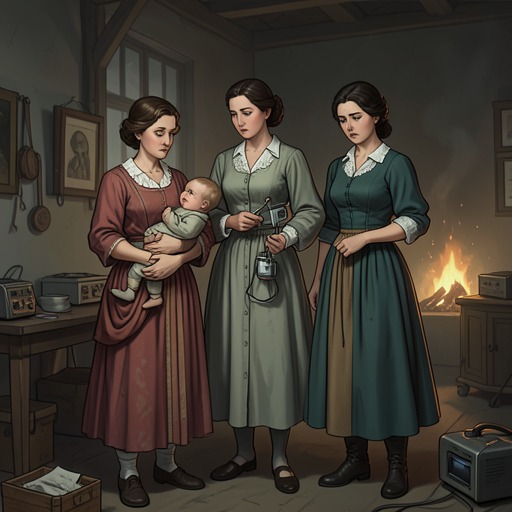 维系他人生命的女人们，《鹿王》中的场景。基娅、萨埃和米拉勒以关怀与专长支撑家庭、助力救援，在政治权力和医疗权威主导的危机中维系着他人的生命。