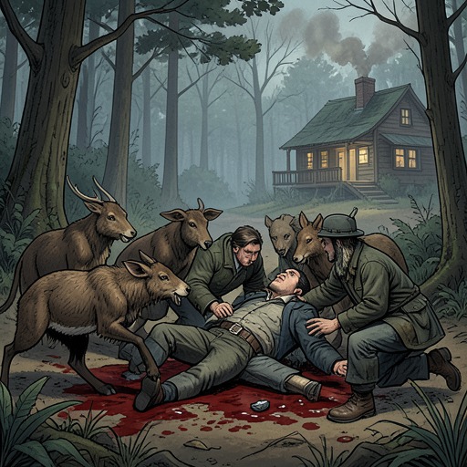 The Hunt for the Hidden Hand from "The Deer King". Repeated animal attacks persuade investigators that someone may be directing the Rochai, but the evidence never fully resolves the identity or motive of that…