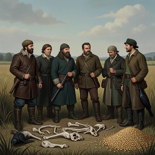 The Hidden Disease Carrier from "The Deer King". Investigators trace possible links among toxic grain, animal remains, Rochai, and scattered human cases without yet proving how the disease moved.
