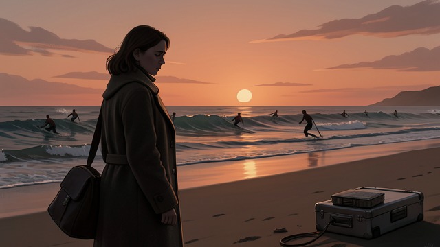 The Annual Watch from "Blind Willow, Sleeping Woman". A Mother Returns A ritual of observation Sachi visits Hanalei each autumn and watches surfers for weeks.
